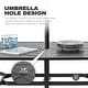 preview thumbnail 8 of 71, Nuu Garden Rattan Metal Patio Dining Set with Umbrella Hole, Zippered Cushions
