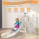 preview thumbnail 12 of 16, Toddler Slide, 6 in 1 Kids Indoor Slide for Toddlers 1-3, Baby Slide for Indoor Outdoor, L Shaped Slide for Kids Playset