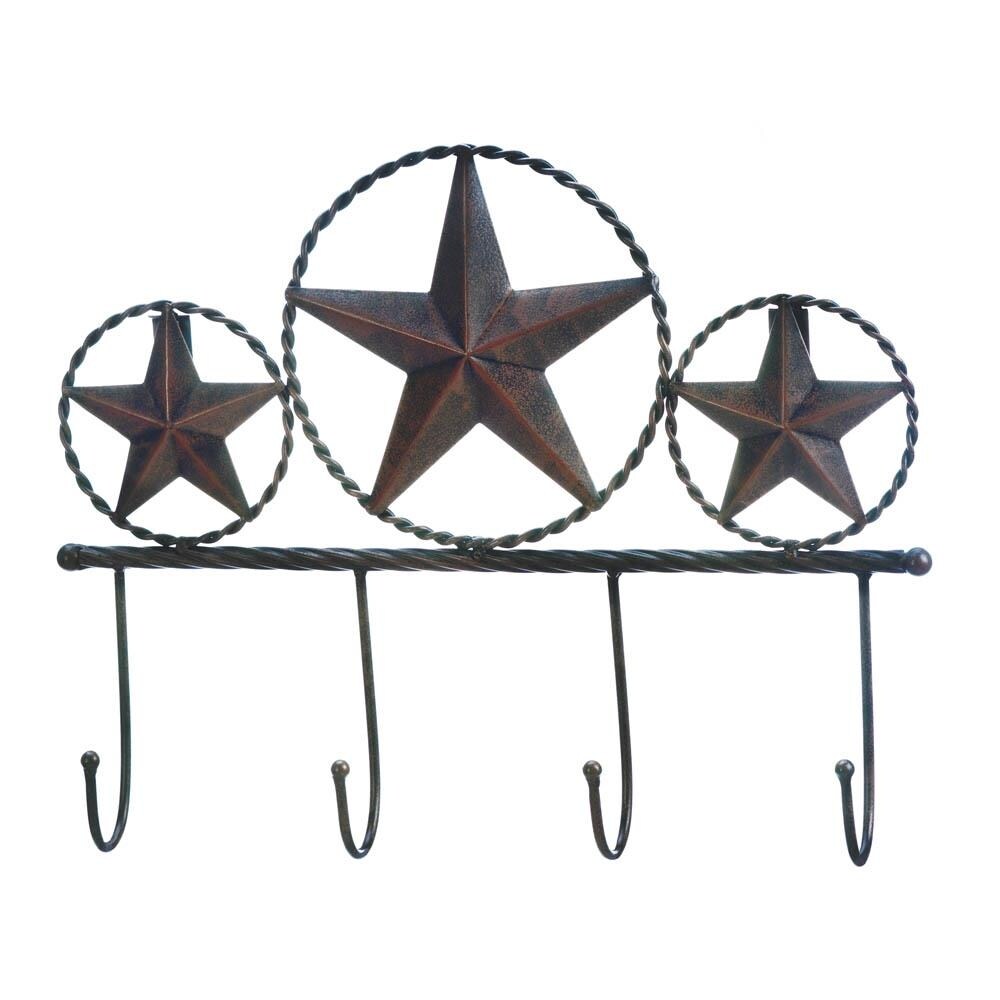 Shop Home Texas Star Wall Hooks Plaque Overstock 28975385