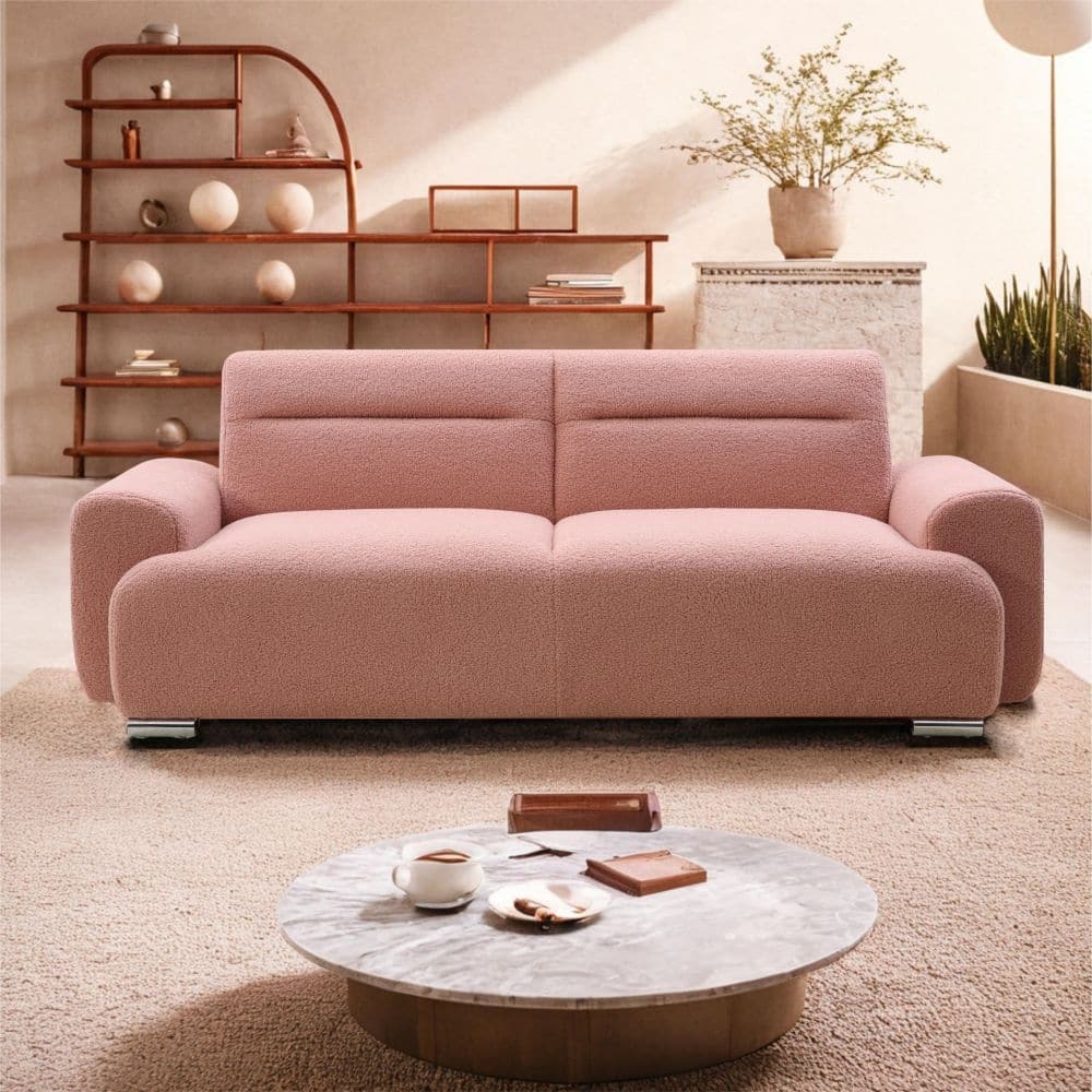 Modern 3 seater Teddy Convertible Living Room Sofa