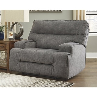 Coombs Grey Wide-seat Recliner
