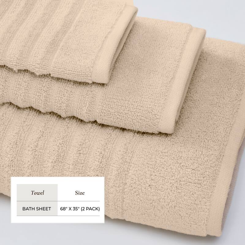 Linery & Co. Combed Cotton Bath Towel Set