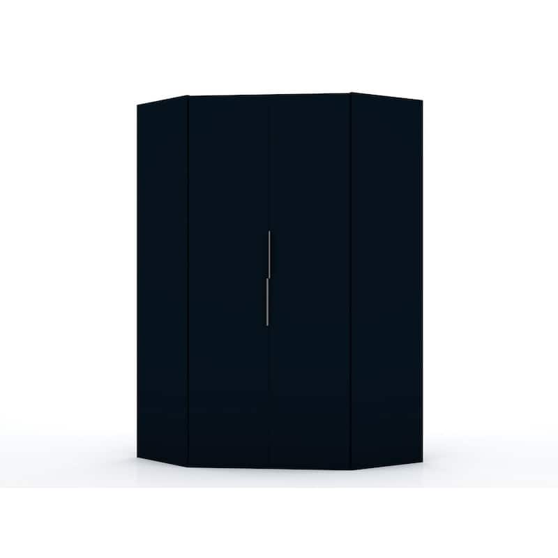 Manhattan Comfort Mulberry 2-Piece Wardrobe Closet