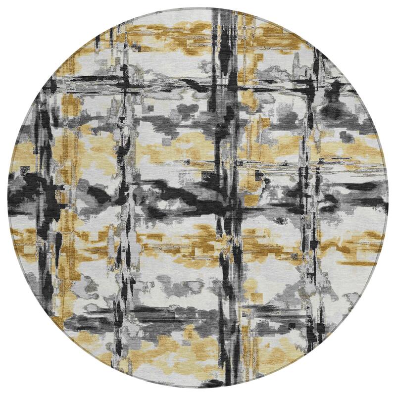 Machine Washable Indoor/ Outdoor Casual Fowler Chantille Rug