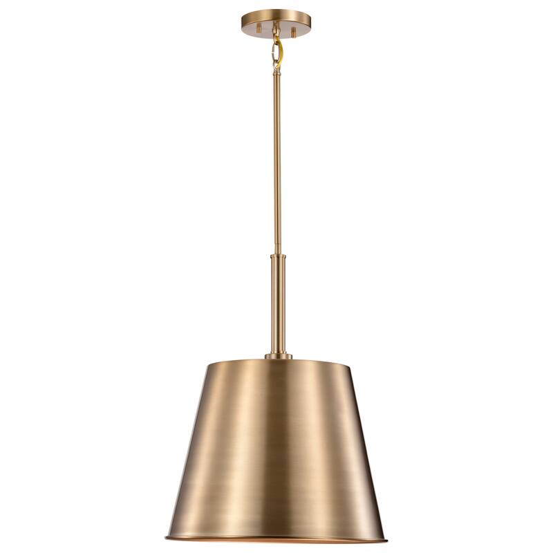 Alexis 1 Light Large Pendant Burnished Brass and Gold Finish - Burnished Brass / Gold