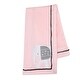 preview thumbnail 1 of 4, Lambs & Ivy Happy Jungle Pink Elephant Fleece Baby Blanket w/ Pom Pom Trim