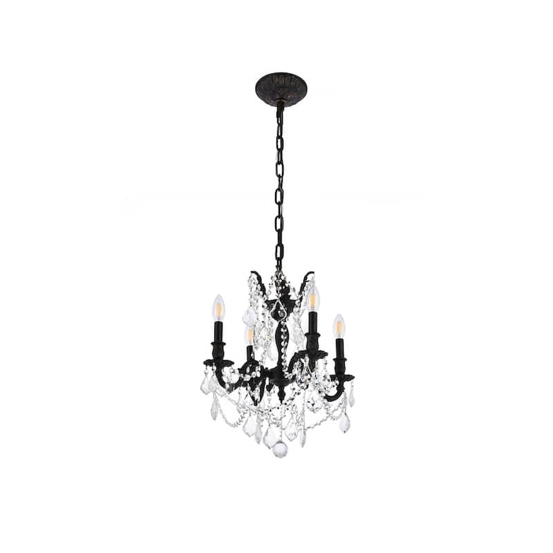 Fleur Illumination 4 light Dark Bronze Pendant