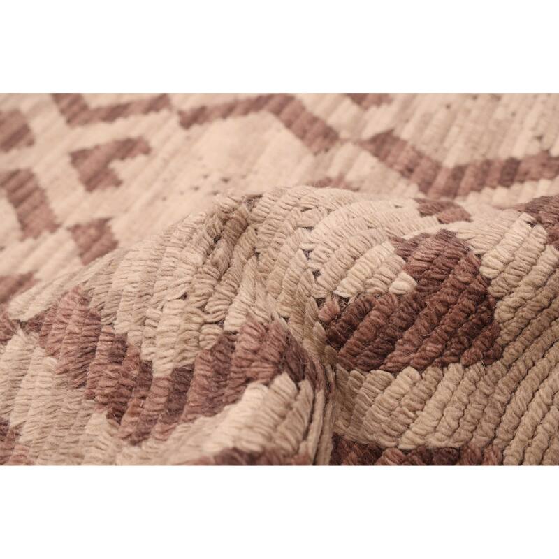 ECARPETGALLERY Hand-knotted Tangier Tan Wool Rug - 5'6 x 7'6