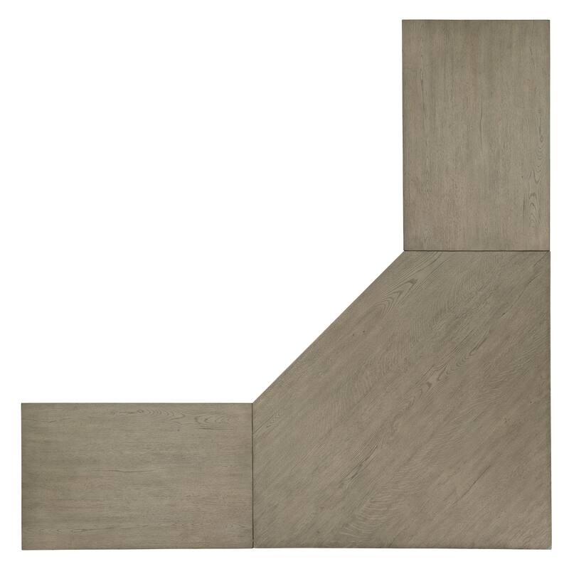 Linville Falls Corner Desk with Lateral File and Open Desk Cabinet