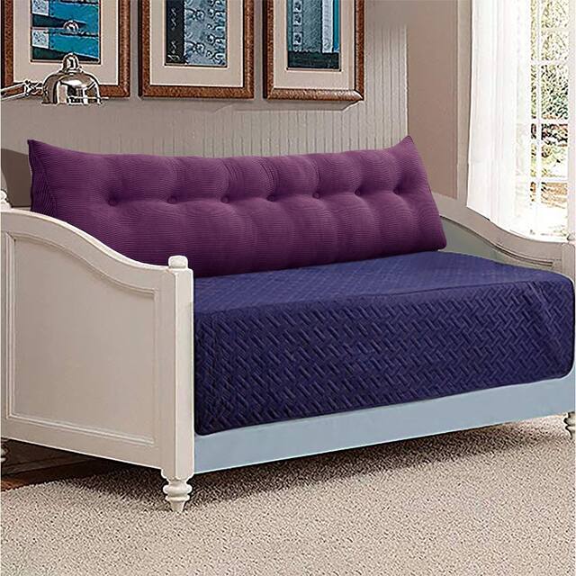WOWMAX Large Reading Wedge Headboard Pillow for Bed Rest Back Support