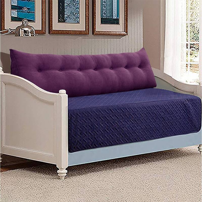 WOWMAX Large Reading Wedge Headboard Pillow for Bed Rest Back Support