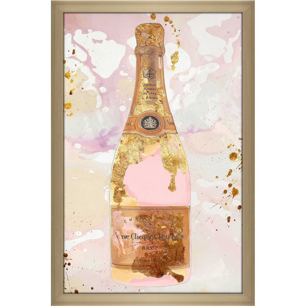 "Champagne in Pink" by Jodi Print on Acrylic