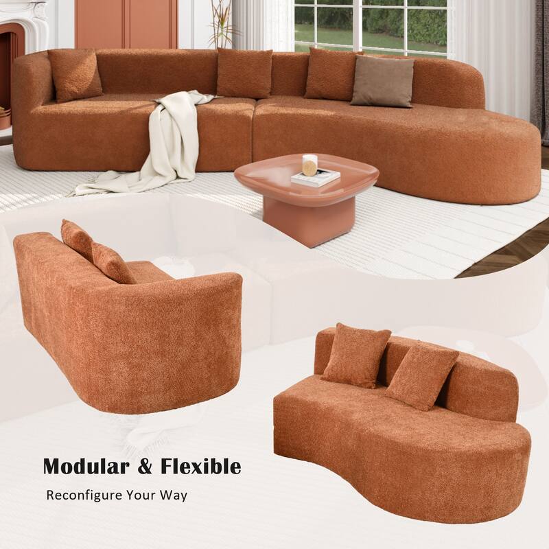 Merax Modern Large 2-Piece Sectional Sofa