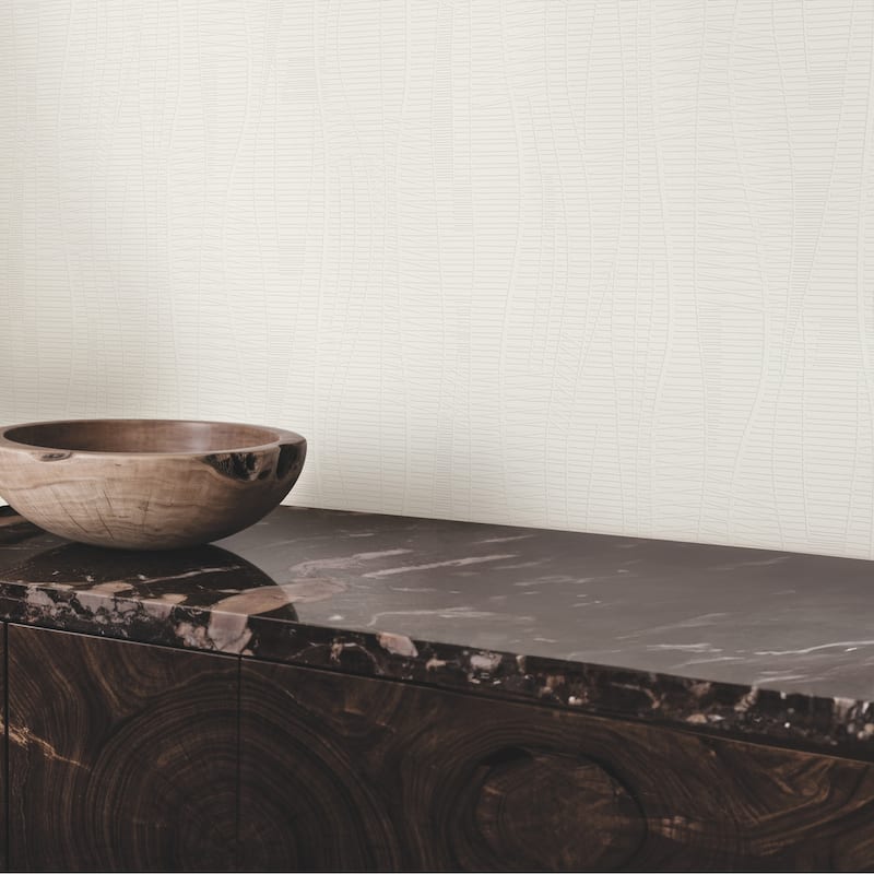 Warner Amir White Embossed Wallpaper