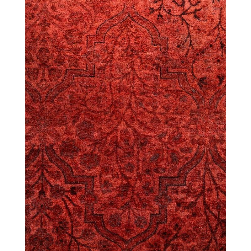 Fine Vibrance One-of-a-Kind Hand-Knotted Area Rug - Pink, 3' 3" x 4' 10" - 3' 3" x 4' 10"