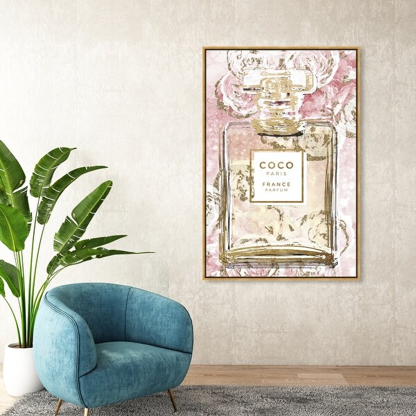 Oliver Gal 'Floral French Perfume' Fashion and Glam Wall Art