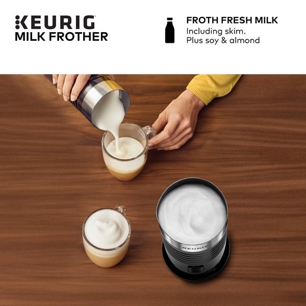 Keurig Standalone Milk Frother for Hot and Iced Beverages Bed Bath