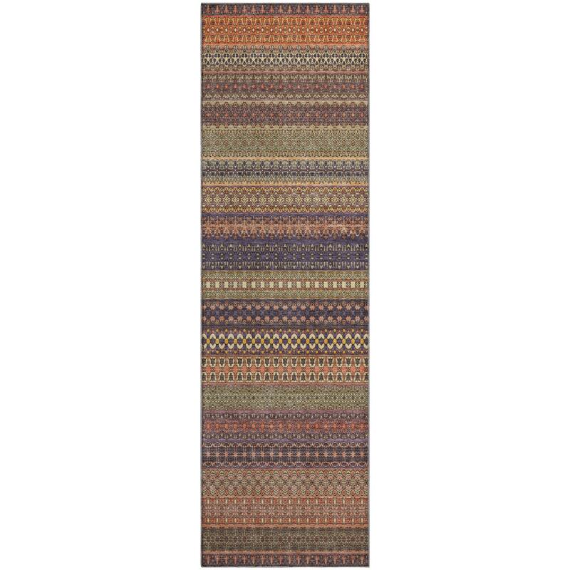 Premium Washable Super Soft Boho Stripes Mayfield Rug