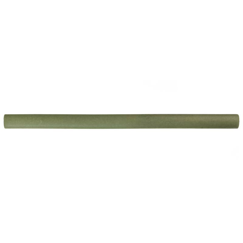 Merola Tile Coco Demi-Bullnose Matte Moss Verde 1/2" x 7-7/8" Ceramic Wall Trim - (1 Tile) - (1 Tile)