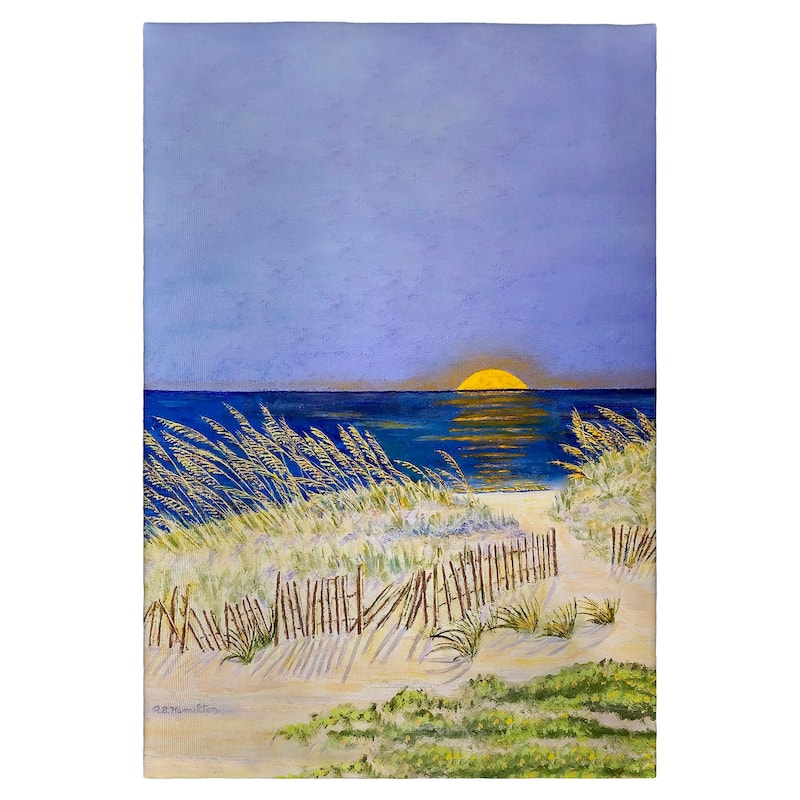 Sea Oats Moonrise Guest Towel - 20x20