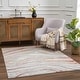 preview thumbnail 25 of 50, Hauteloom Liverpool Living Room, Bedroom Area Rug - Contemporary - Cream,Green - 7'10" x 10'
