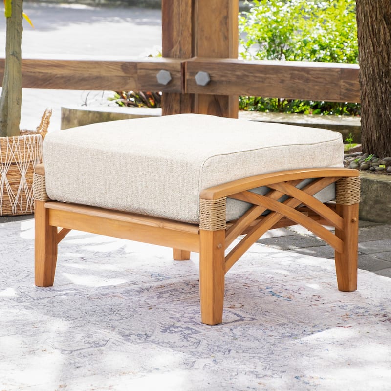 Cambridge Casual Carmel 6-piece Teak Wood Patio Conversation Set