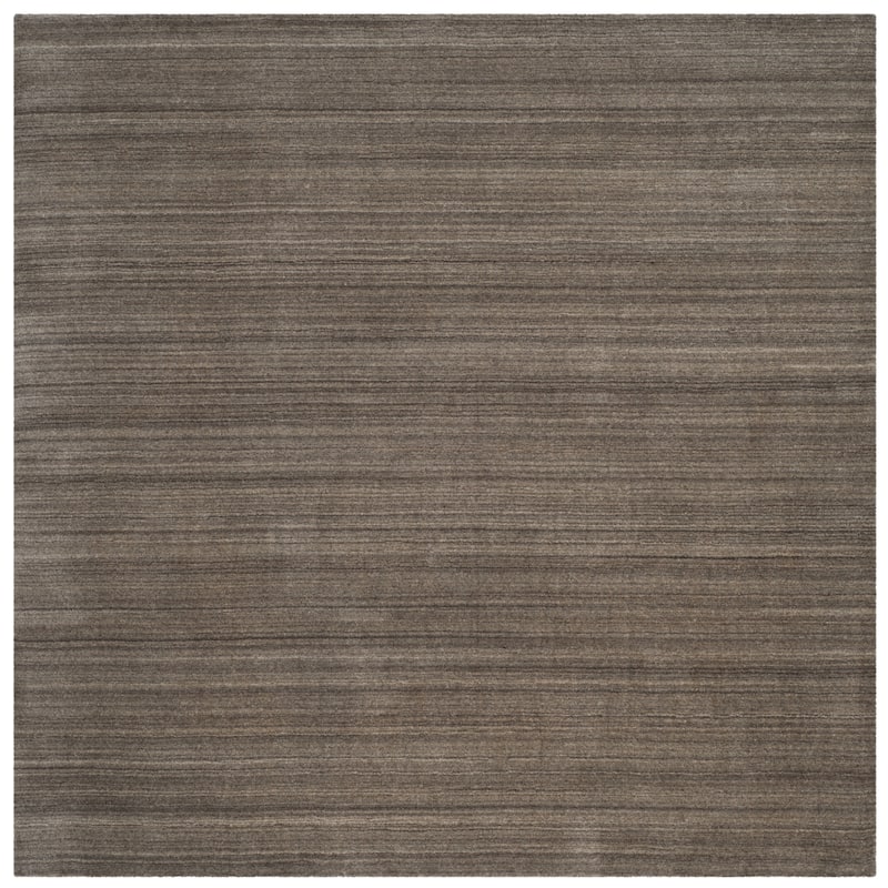 SAFAVIEH Handmade Himalaya Jessika Modern Wool Rug - 6' Square - Pewter - Square