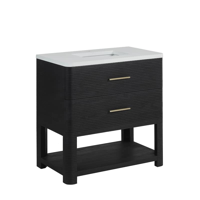James Martin Vanities D704-V36-3WZ Lucian 36" Free Standing Single