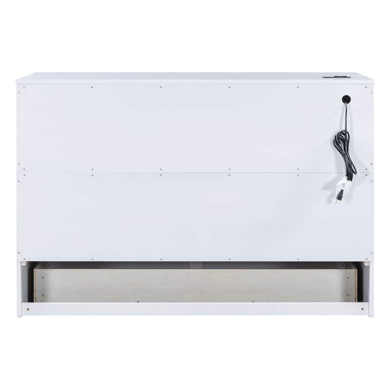 Modern Murphy Bed with Large Drawers