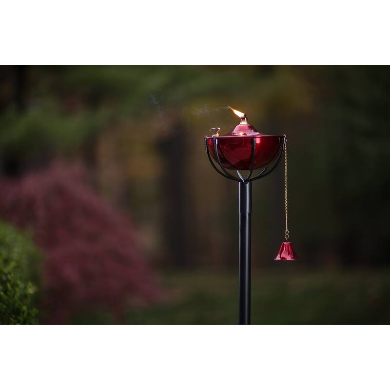 Maui Tiki Style Torch with 54" Pole