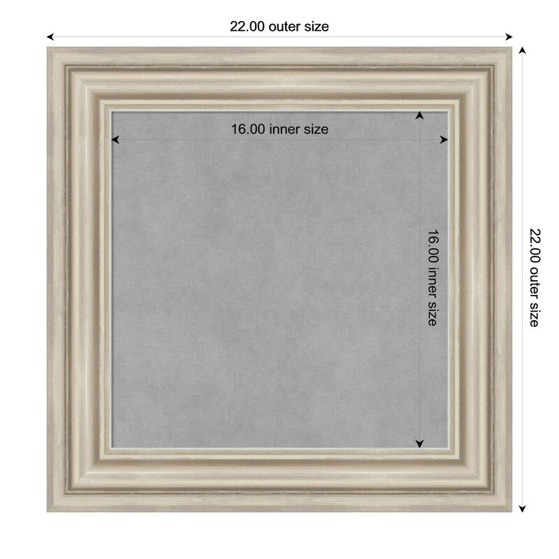 Amanti Art Sierra Black Brown Framed - 22 x 22 in - Sierra Silver