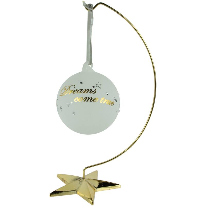 Star Ornament Holder Christmas Display Stand - 12.5" - Gold