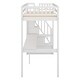 preview thumbnail 13 of 13, Contemporary Design Twin Size Loft Bed with Storage Staircase and Built-in Desk, Durable Structure, Maximized Space, White