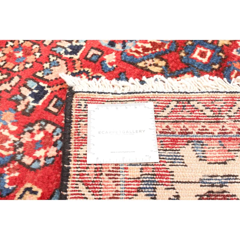 ECARPETGALLERY Hand-knotted Andelz Red Wool Rug - 2'11 x 16'6