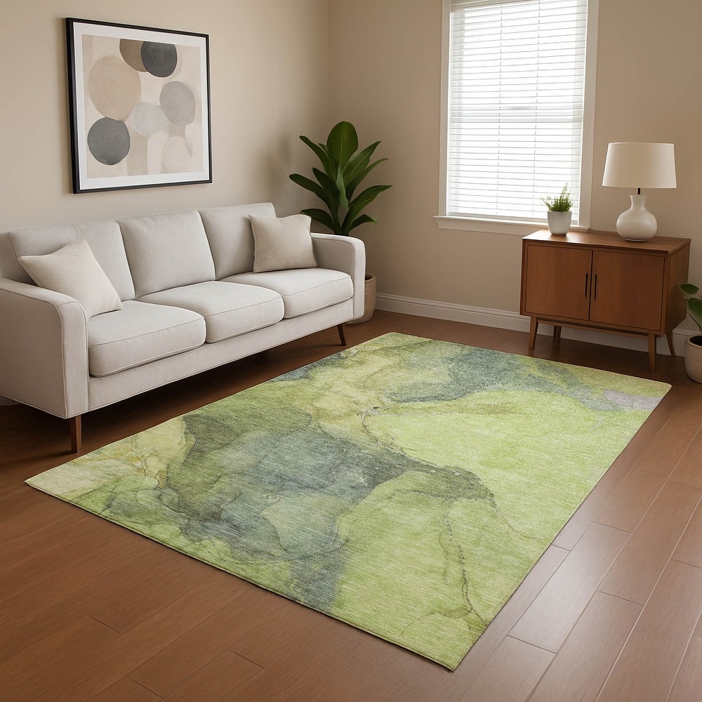 Premium Washable Super Soft Abstract Watercolor Mayfield Rug