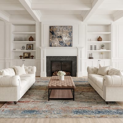 Nourison Rustic Textures Contemporary Abstract Area Rug
