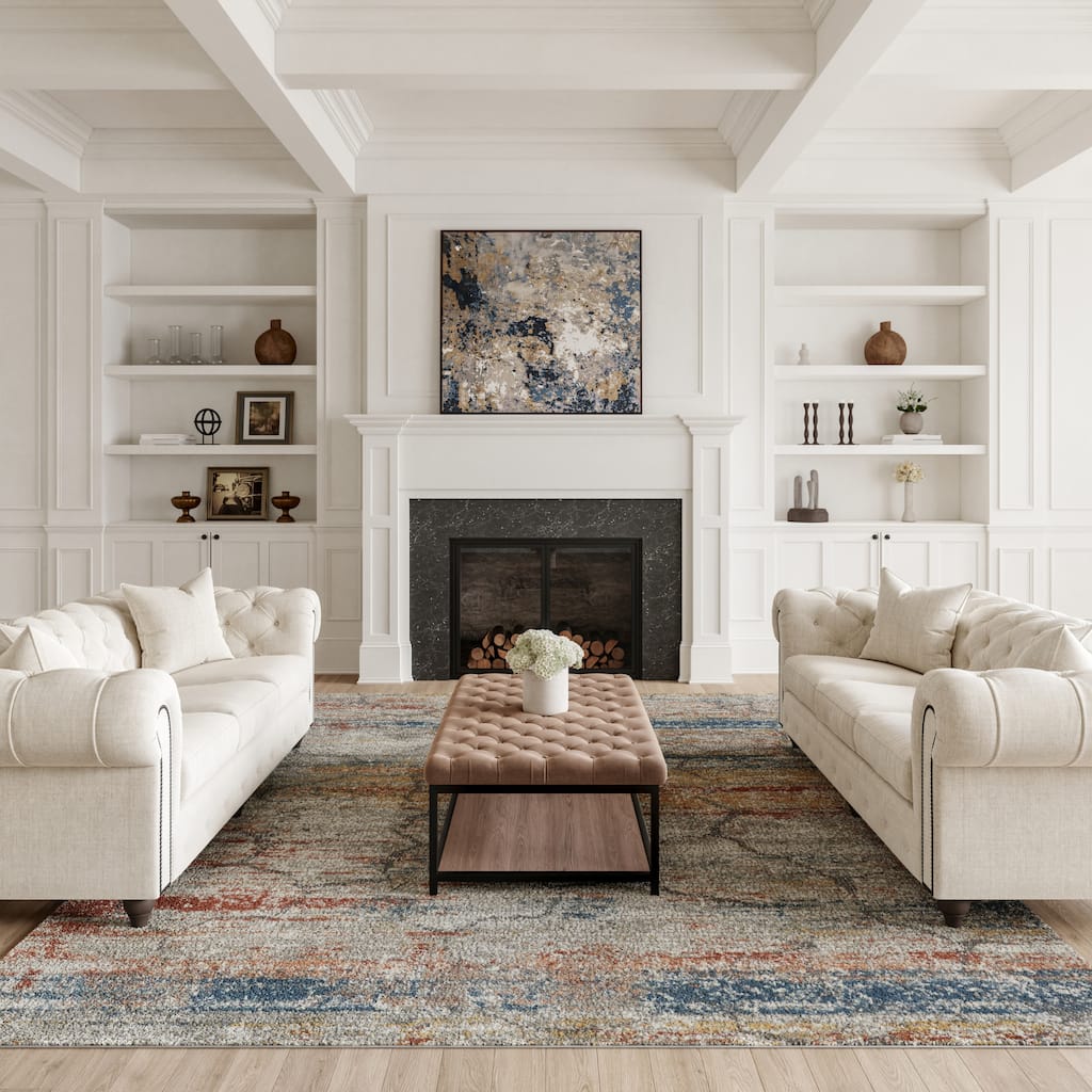 Nourison Rustic Textures Contemporary Abstract Area Rug