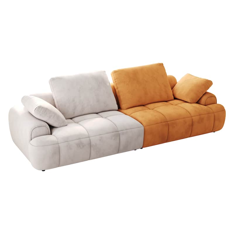 Christopher Knight Home 86.6″ Large Size Modern Upholstered 3 Seat Sofa