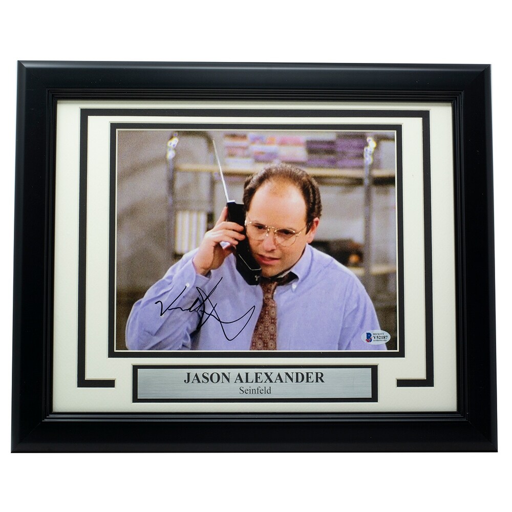Jason Alexander Signed Framed 8x10 Seinfeld Photo BAS V52187