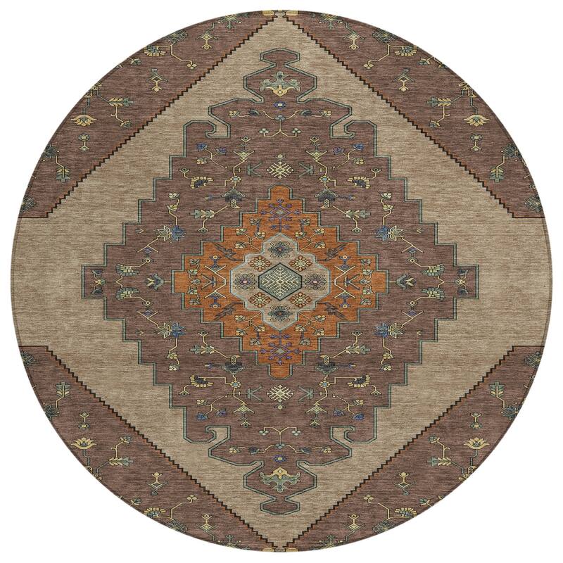 Machine Washable Indoor/ Outdoor Global Marrakesh Chantille Rug