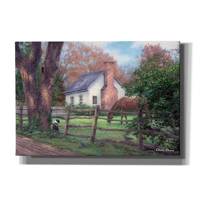 Cortesi Home 'Where Time Moves Slower' by Chuck Pinson, Canvas Wall Art