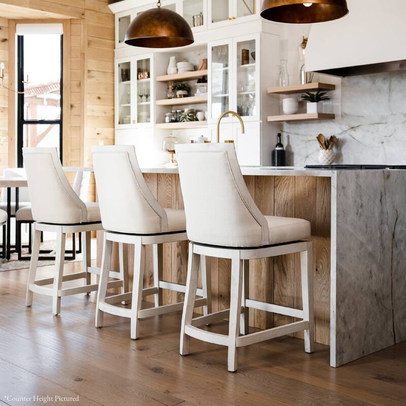 Maven Lane Vienna Swivel Kitchen Stool