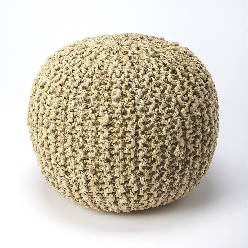 Pincushion Woven Pouf