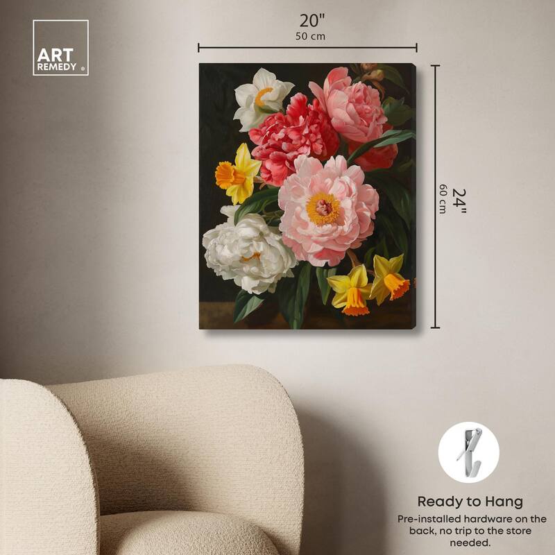Garden's Glory Canvas by Art Remedy, Gallery Wrapped