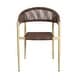 preview thumbnail 22 of 32, Furniture of America Holcomb Modern Wicker Rope Curved Patio Dining Arm Chair