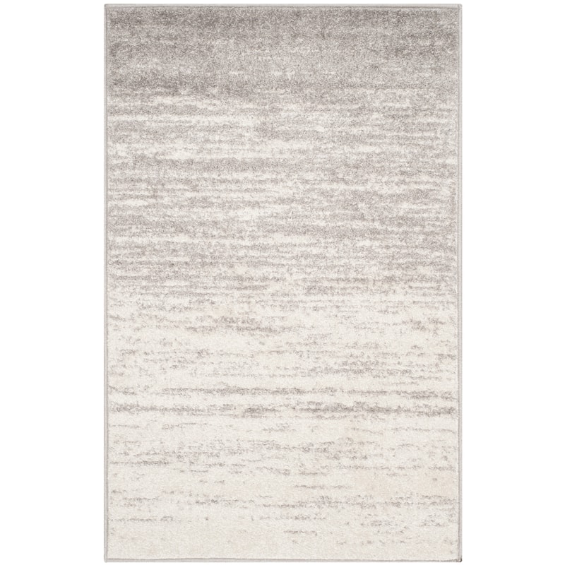 SAFAVIEH Adirondack Vera Modern Ombre Distressed Area Rug - 2'6" x 4' - Ivory/Silver