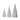 Transpac 11.5 in. Holiday Cone Tree Embossed Set of 3
