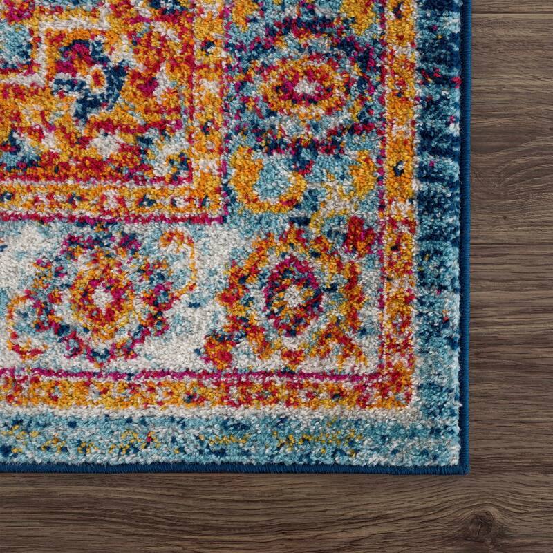 Hauteloom Istanbul Collection Vintage Oriental Traditional Medallion Area Rug
