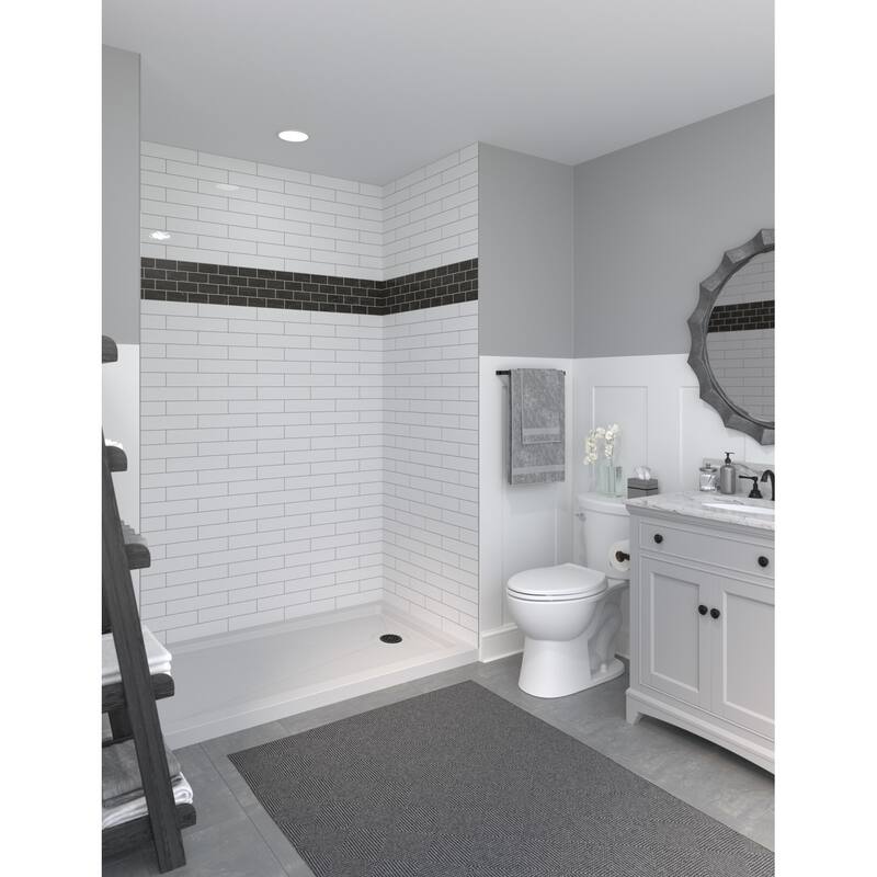 Miseno MSW-603696RFL Readyset 60" X 36" X 96" Fifteen Panel Alcove - Cestrum