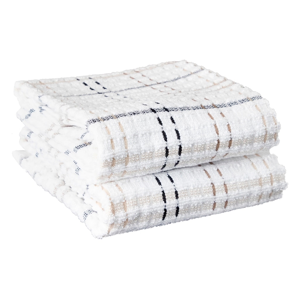 Martha Stewart Valley Plaid Cotton Kitchen Towel Set - 16x28 - Bed Bath &  Beyond - 33773458
